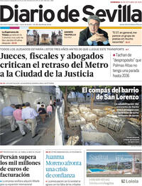 Portada Diario de Sevilla 2025-10-26