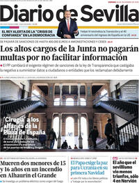 Portada Diario de Sevilla 2025-12-26