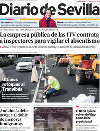 Portada Diario de Sevilla 2025-08-27