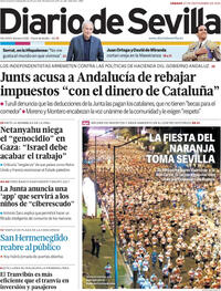 Portada Diario de Sevilla 2025-09-27
