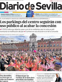 Portada Diario de Sevilla 2025-10-27