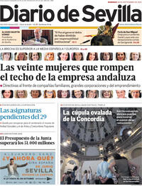 Portada Diario de Sevilla 2025-09-28