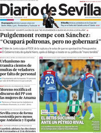 Portada Diario de Sevilla 2025-10-28