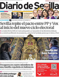 Portada Diario de Sevilla 2025-12-28
