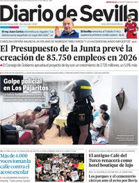 Portada Diario de Sevilla 2025-10-29