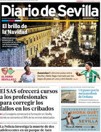Portada periódico Diario de Sevilla