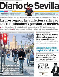 Portada Diario de Sevilla 2025-12-30
