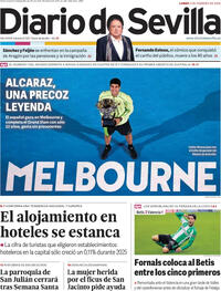 Portada Diario de Sevilla 2026-02-02