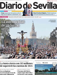 Portada Diario de Sevilla 2026-04-02
