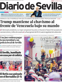 Portada Diario de Sevilla 2026-01-05