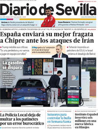 Portada Diario de Sevilla 2026-03-06