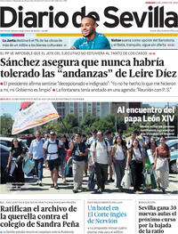 Portada Diario de Sevilla 2026-06-06