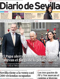 Portada Diario de Sevilla 2026-06-07