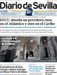 Portada Diario de Sevilla 2026-01-08
