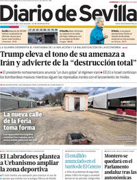Portada Diario de Sevilla 2026-03-08