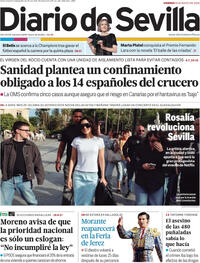 Portada Diario de Sevilla 2026-05-08