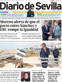 Portada Diario de Sevilla 2026-01-09