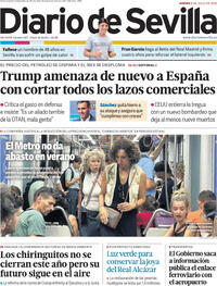 Portada Diario de Sevilla 2026-07-09