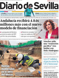 Portada Diario de Sevilla 2026-01-10