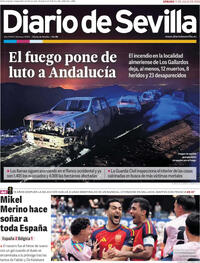 Portada Diario de Sevilla 2026-07-11
