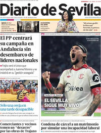 Portada Diario de Sevilla 2026-04-12