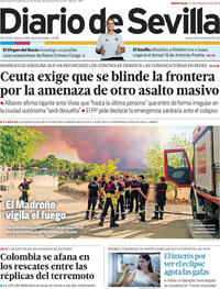 Portada Diario de Sevilla 2026-08-12