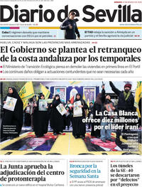 Portada Diario de Sevilla 2026-03-14