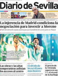 Portada Diario de Sevilla 2026-06-14