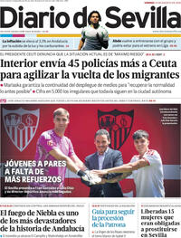 Portada Diario de Sevilla 2026-08-14