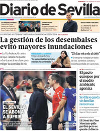 Portada Diario de Sevilla 2026-02-15