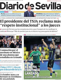Portada Diario de Sevilla 2026-09-15