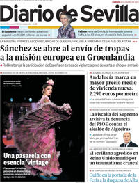 Portada Diario de Sevilla 2026-01-16