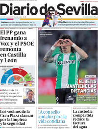 Portada Diario de Sevilla 2026-03-16