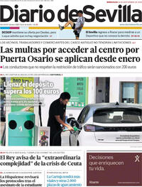 Portada Diario de Sevilla 2026-09-16