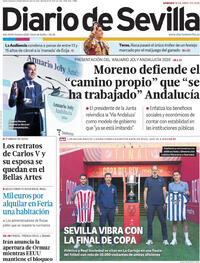 Portada Diario de Sevilla 2026-04-18