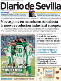 Portada Diario de Sevilla 2026-09-18