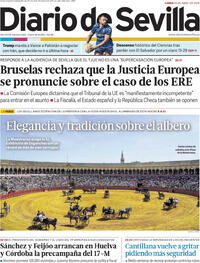 Portada Diario de Sevilla 2026-04-20