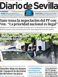 Portada Diario de Sevilla 2026-06-20