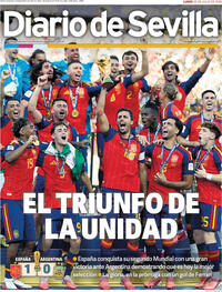 Portada Diario de Sevilla 2026-07-20