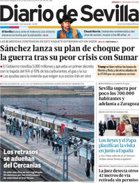 Portada Diario de Sevilla 2026-03-21