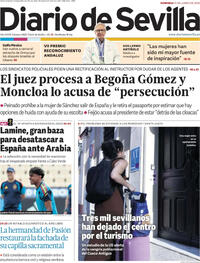 Portada periódico Diario de Sevilla