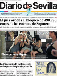 Portada Diario de Sevilla 2026-05-22