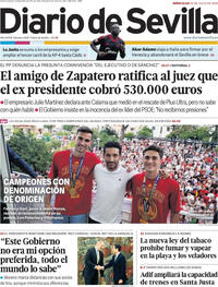 Portada Diario de Sevilla 2026-07-22