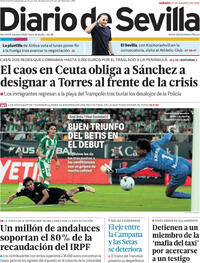 Portada Diario de Sevilla 2026-08-22