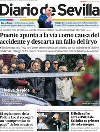 Portada Diario de Sevilla 2026-01-23