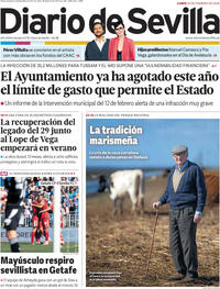 Portada Diario de Sevilla 2026-02-23