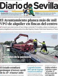 Portada Diario de Sevilla 2026-07-23