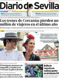 Portada Diario de Sevilla 2026-04-25