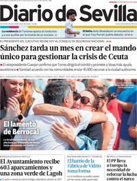Portada Diario de Sevilla 2026-08-25