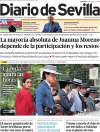 Portada Diario de Sevilla 2026-04-26